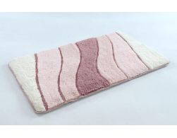 WAVE Pembe (розовый) Коврик для ванной (WAVE Pembe)